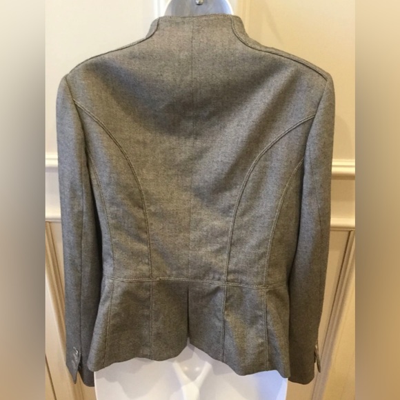 White House Black Market Gray Blazer Size 6 - Picture 4 of 11